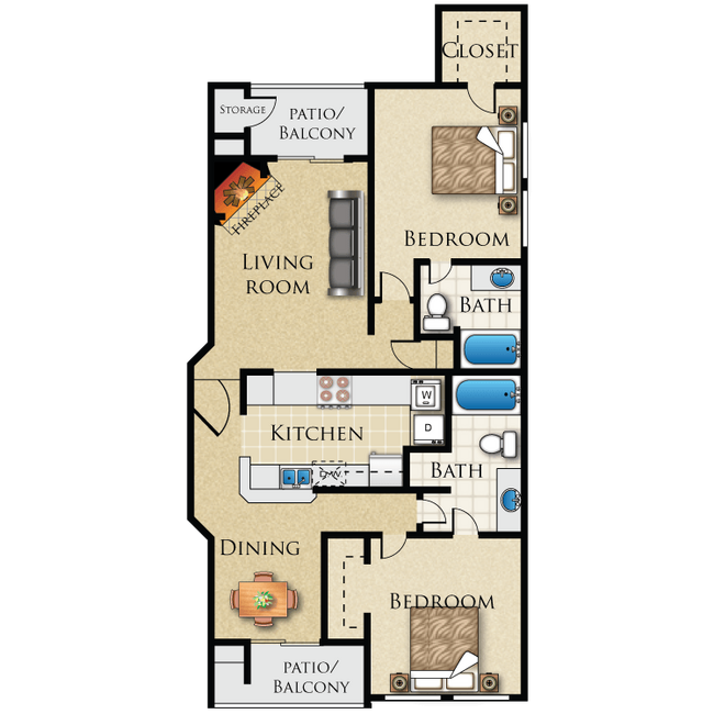 Unit 4152 4152 floor plan